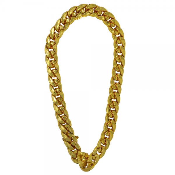 Guld Tjockt Halsband