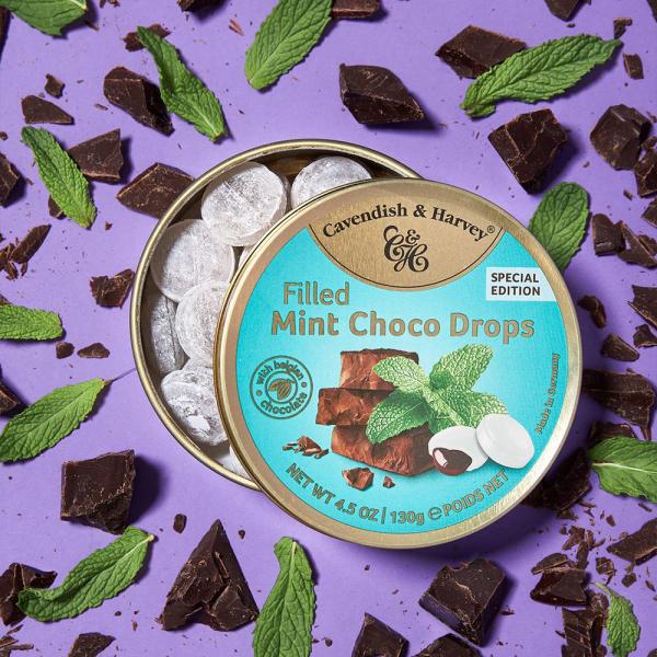 Mint Choco Filled Drops 130g