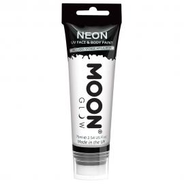 Moon Glow Neon UV Kropp- & Ansiktsfärg Vit 75 ml