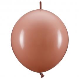 Länkande Latexballonger Blekrosa 20-pack