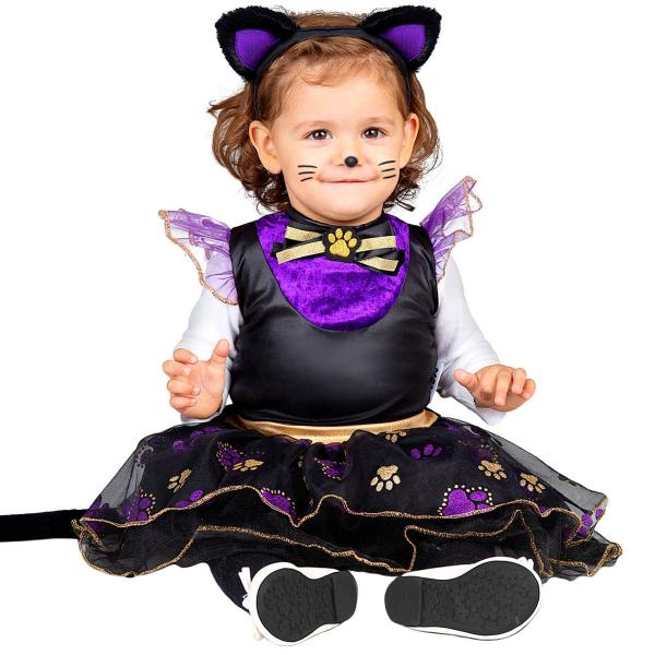 Violett Katt Maskeraddrkt Baby