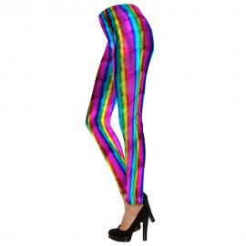 Leggings Metallic Rainbow