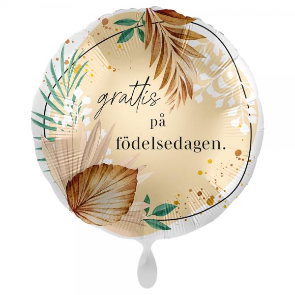 Grattis P Fdelsedagen Ballong Boho Birthday