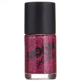 Moon Glitter Holografiskt Nagellack Fuchsia