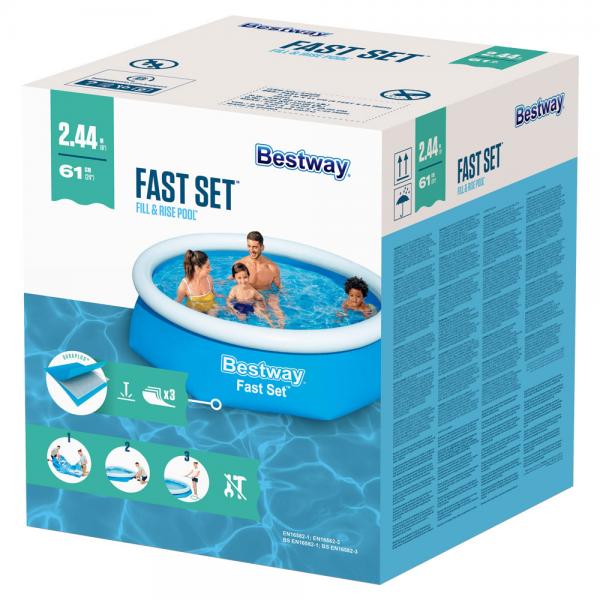 Bestway Uppblsbar Pool Fast Set