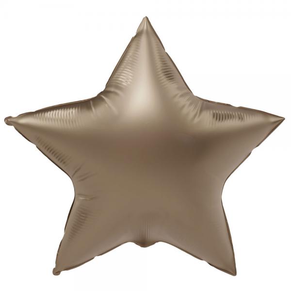 Folieballong Stjrna Satin Starlight Gold