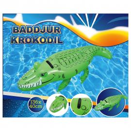 Uppblåsbart Baddjur Krokodil Barn
