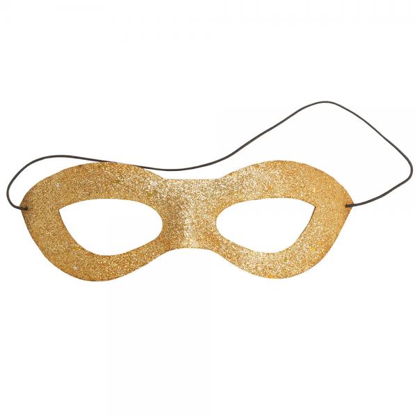 Guld Glitter gonmask