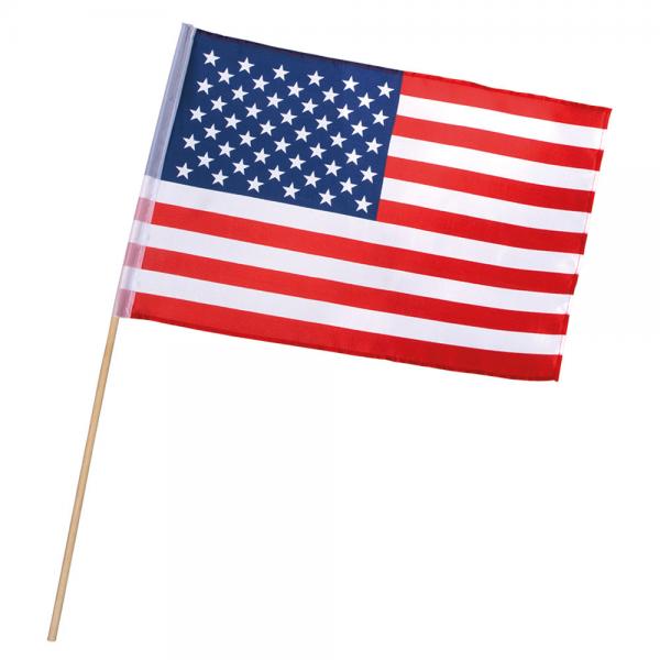 Amerikansk Flagga p Pinne