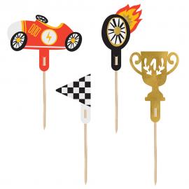 Cake Toppers Racing 4-pack