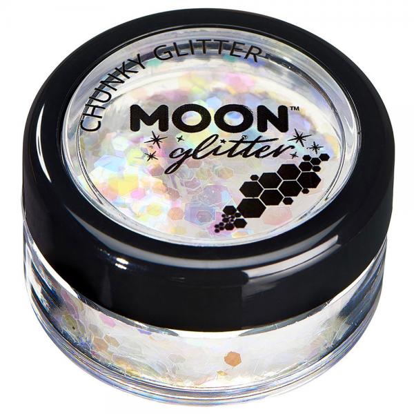 Moon Glitter Iriserande Chunky Glitter