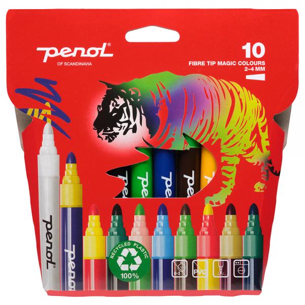 Penol Magiska Tuschpennor 10-Pack