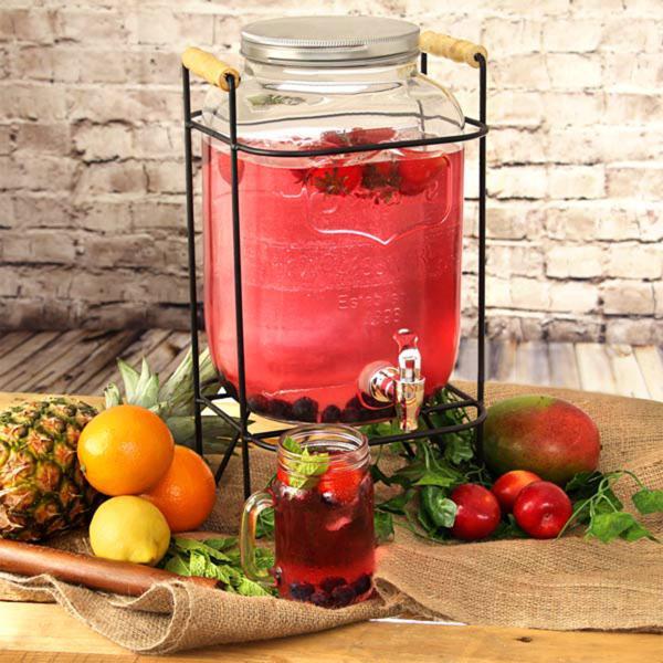 Drinkdispenser med Ställ 8 Liter