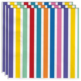 Servetter Stripes Color Pop