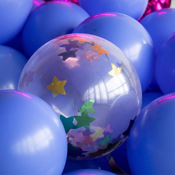 Konfettiballonger Metallic Stjärnor