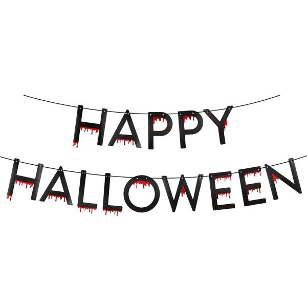 Happy Halloween Girlang Blodig