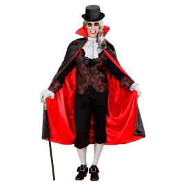 Vampyrmantel Svart/Röd