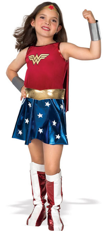 Wonder Woman Barn Maskeraddräkt (Small)
