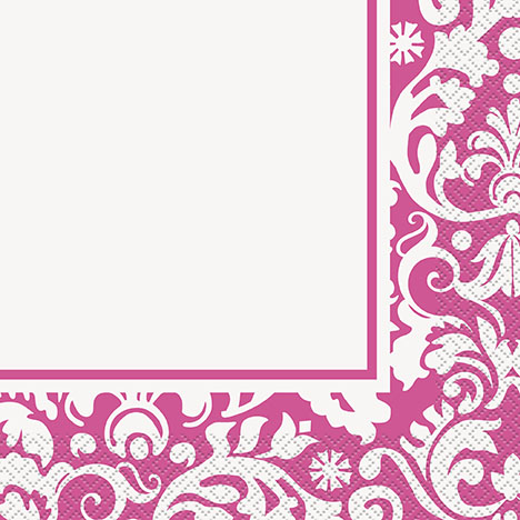 Damask Rosa Servetter