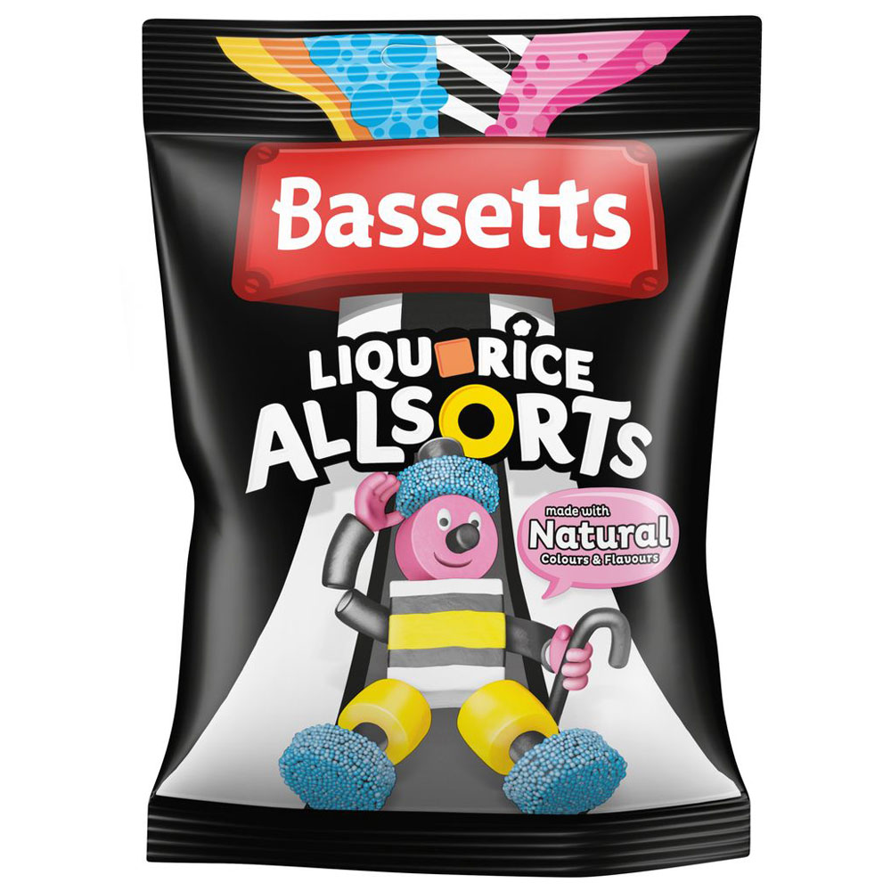 Bassetts Liqourice Allsorts | Festartiklar//Godis//Lakrits//Ätbart & Drickbart | PartyOutlet