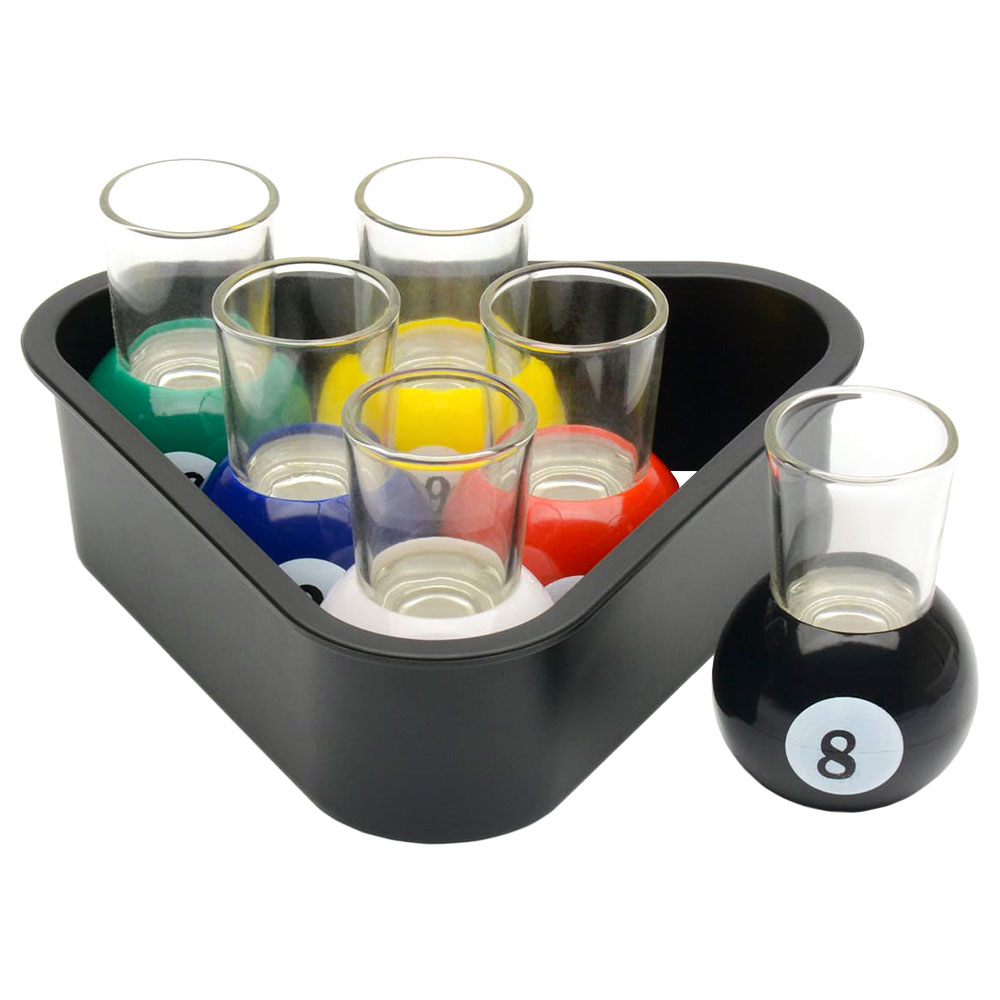 Biljard Shotglas Set | Roliga Prylar//Bartillbehör//Hem & Hushåll//Högtider//Hobby & Fritid//Julklappar//Jul//Roliga Julklappar//Dryckesglas | PartyOutlet