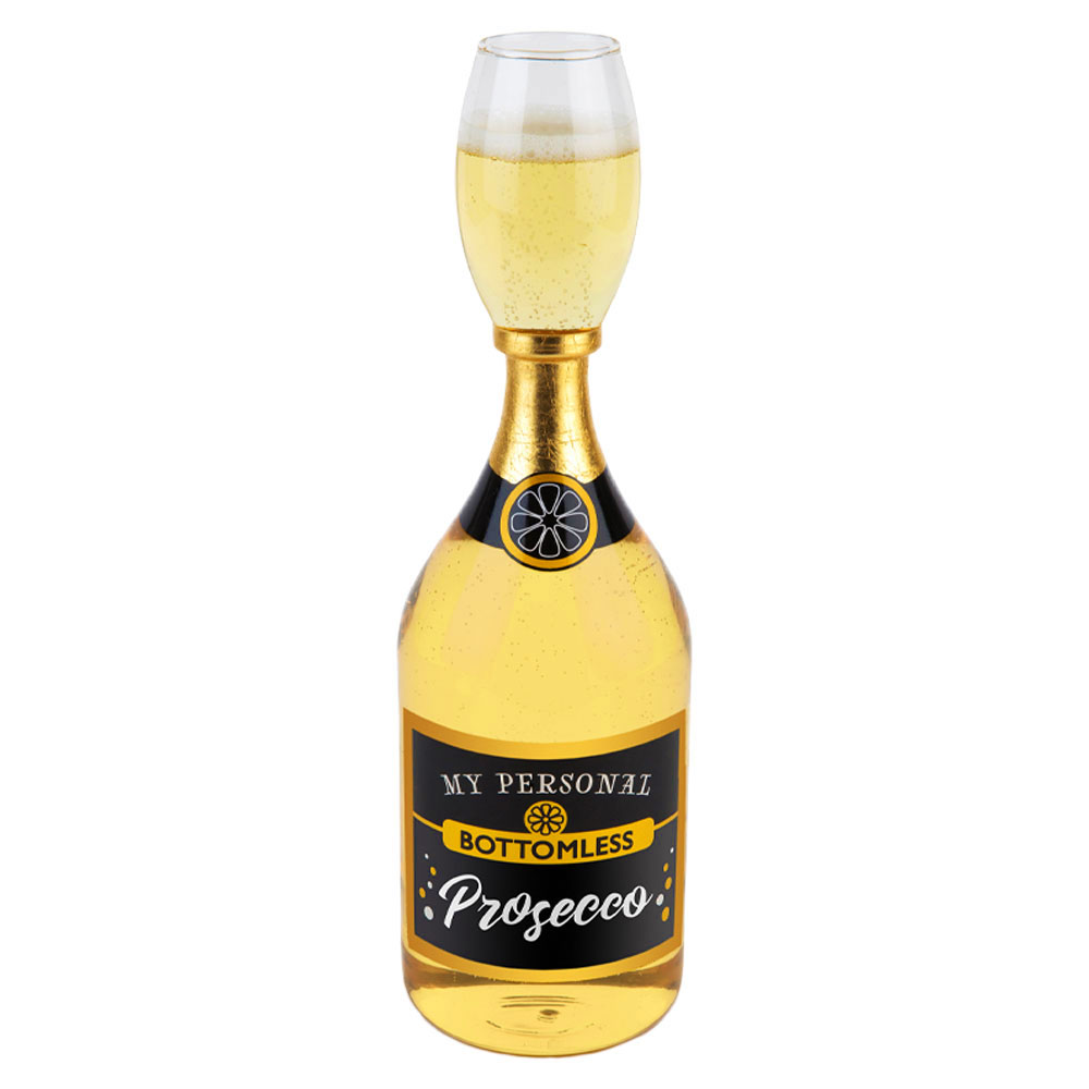 Bottenlöst Prosecco Glas