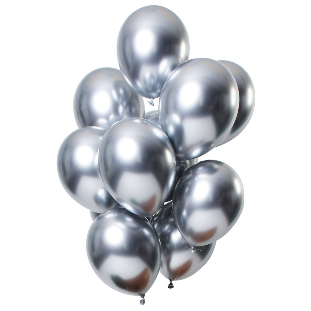 Chrome Mirror Ballonger Silver