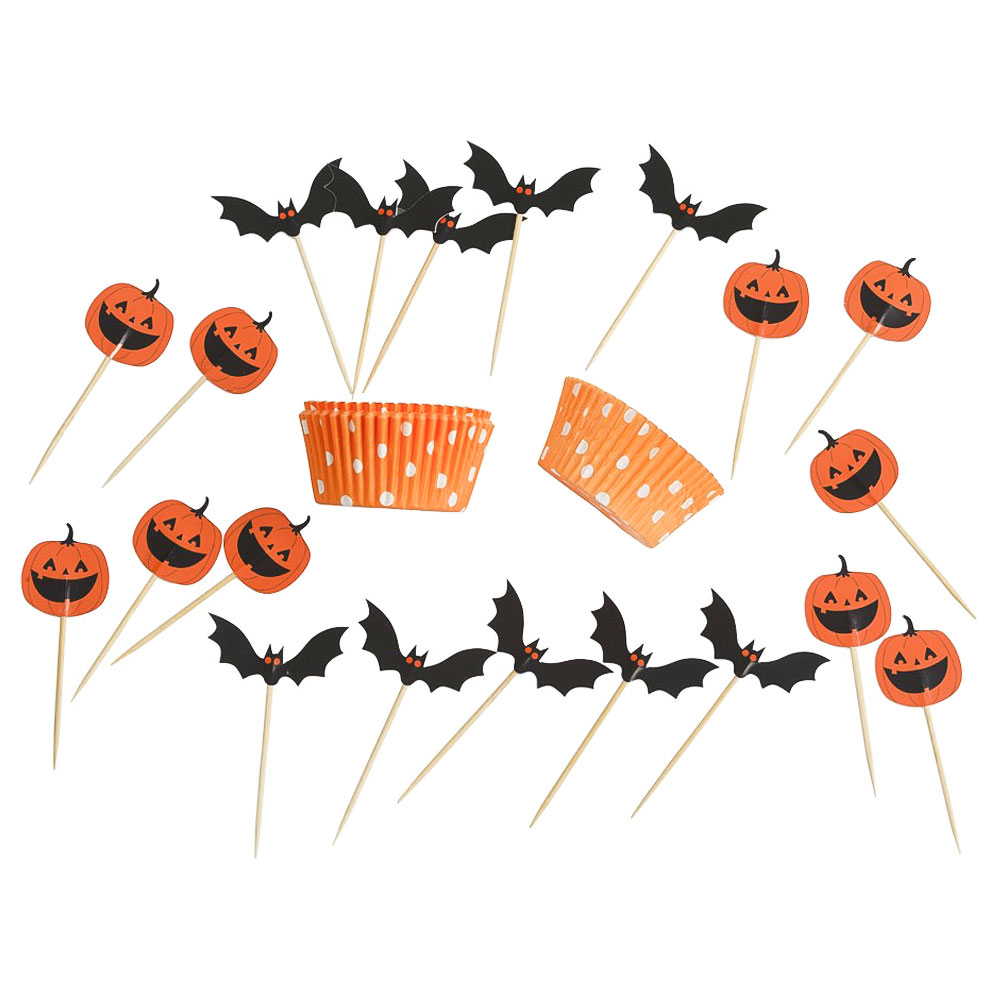 Cup Cake Kit Halloween | Högtider//Halloween//Bakformar//Muffinsformar//Baktillbehör//Baka//Halloween bakning | PartyOutlet