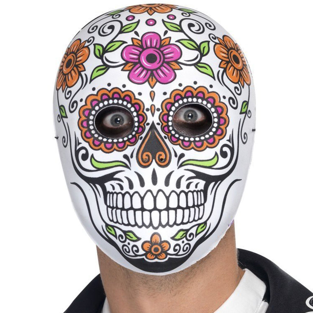 Day Of The Dead Sugar Skull Mask