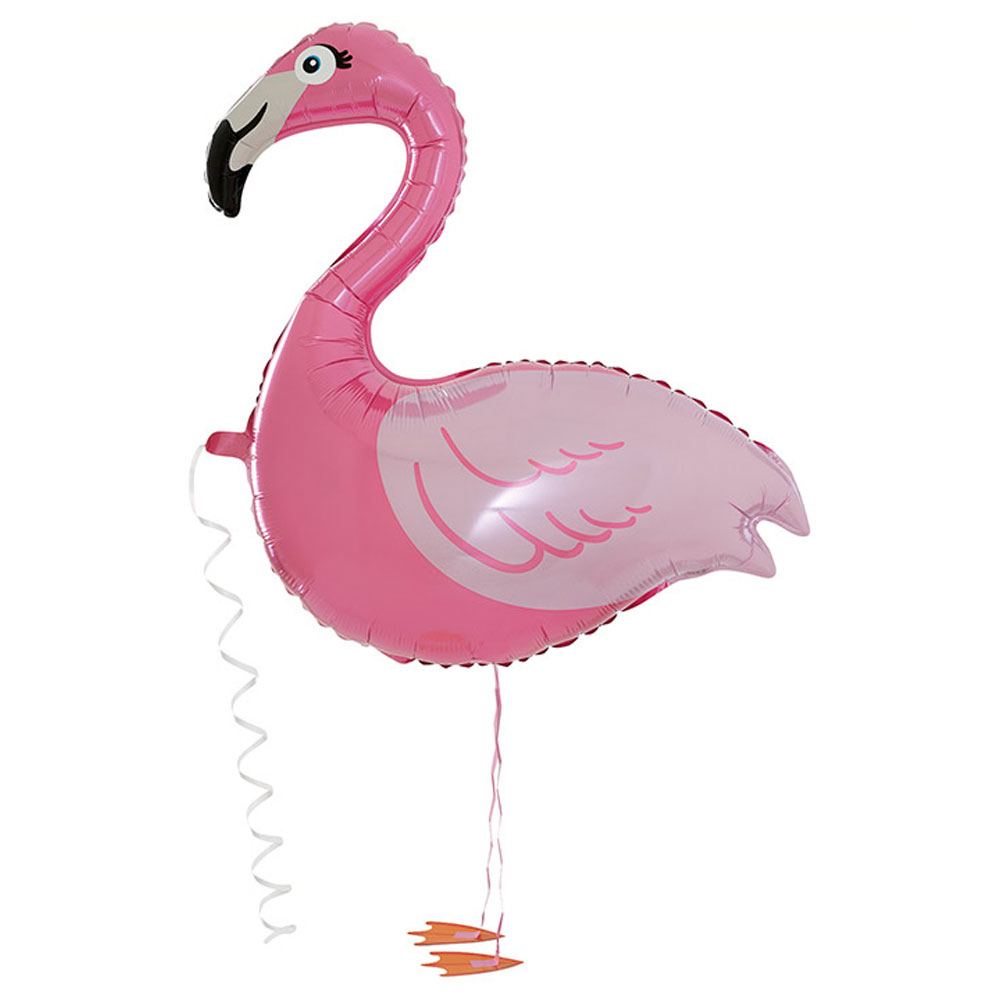 Flamingo Folieballong med Ben Airwalker | Maskerad//Festartiklar//Ballonger//Maskeradteman//Folieballonger//Hawaii Maskerad//Heliumballonger//Jätteballonger | PartyOutlet