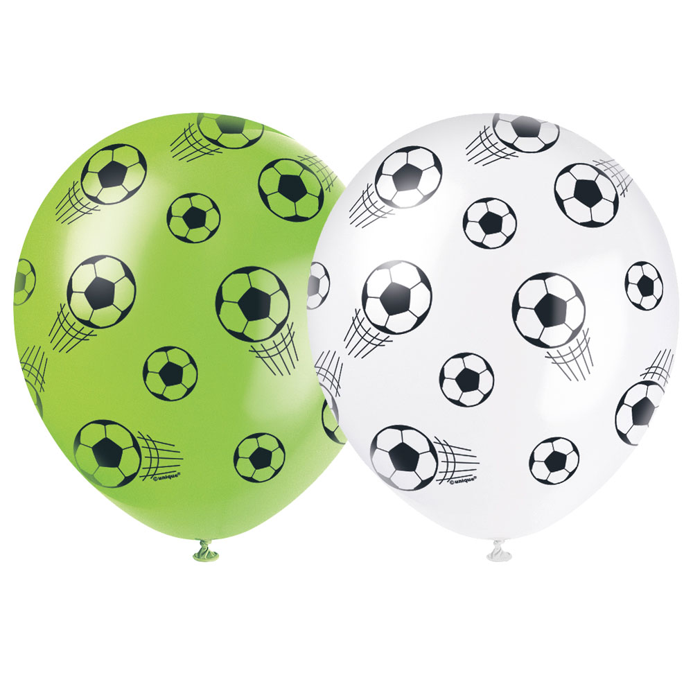 Fotbollsballonger Gröna & Vita