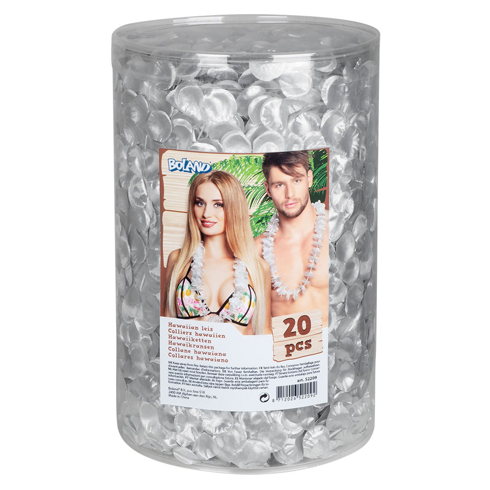 Hawaiikransar Silver 20-pack