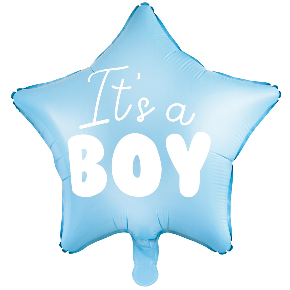 It's A Boy Stjärnformad Ballong