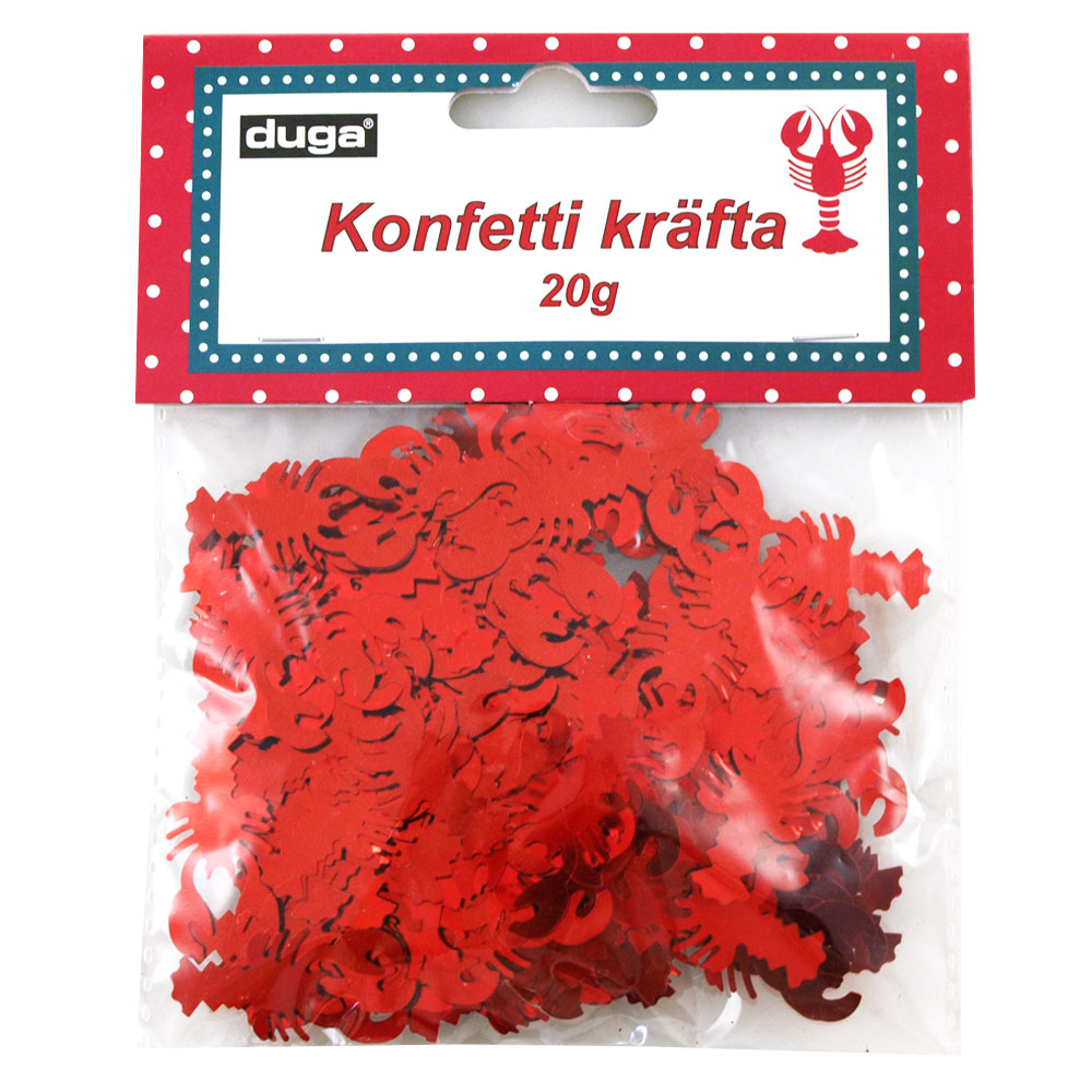 Konfetti Kräftor | Festartiklar//Dekoration//Konfetti//Högtider//Kräftskiva//Kräftskiva Dekorationer//Kräftskiva Dukning | PartyOutlet