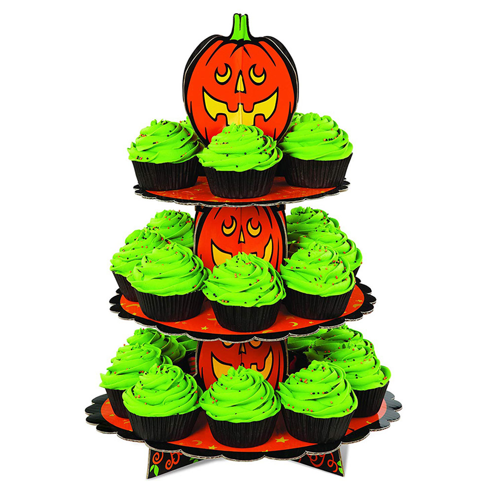 Muffinsställ Halloween Pumpor | Högtider//Halloween//Baktillbehör//Baka//Halloween dukning//Halloween bakning | PartyOutlet