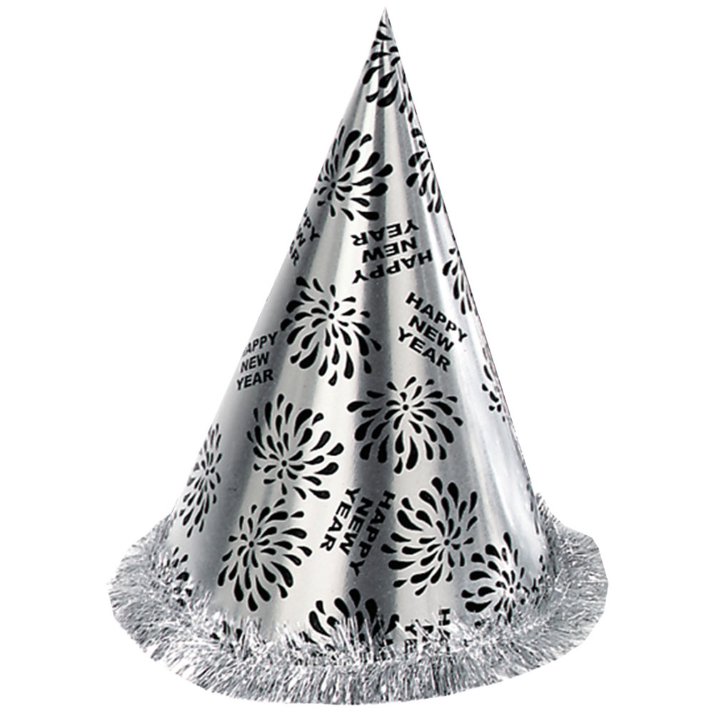 Partyhatt Nyår Silver