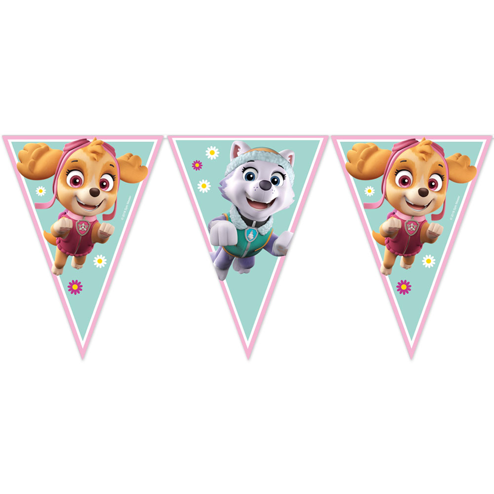 Paw Patrol Skye & Everest Flaggirlang