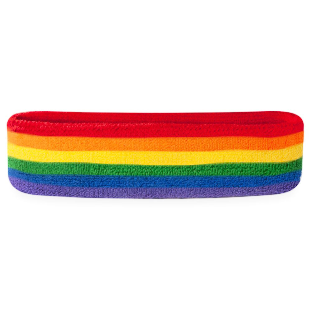 Regnbågsfärgat Pride Pannband