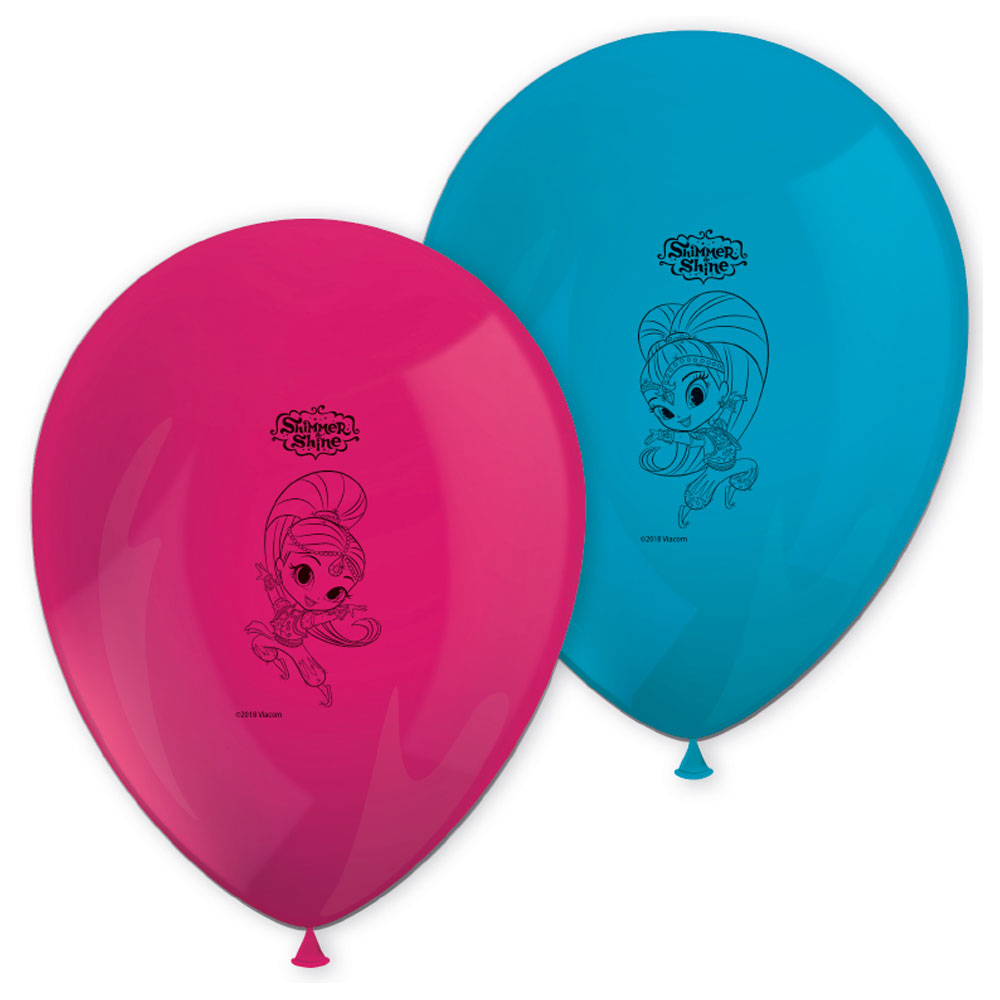 Shimmer och Shine Glitter Friends Ballonger | Festartiklar//Ballonger//Latexballonger//Barnkalas//Heliumballonger//KALASTEMAN//Shimmer and Shine Kalas | PartyOutlet