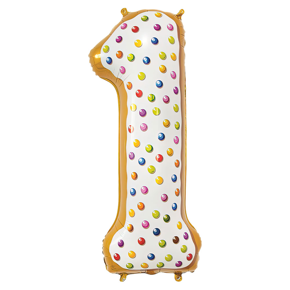 Sifferballong Cookie 1 | Festartiklar//Dekoration//Ballonger//Folieballonger//Heliumballonger//Sifferballonger | PartyOutlet