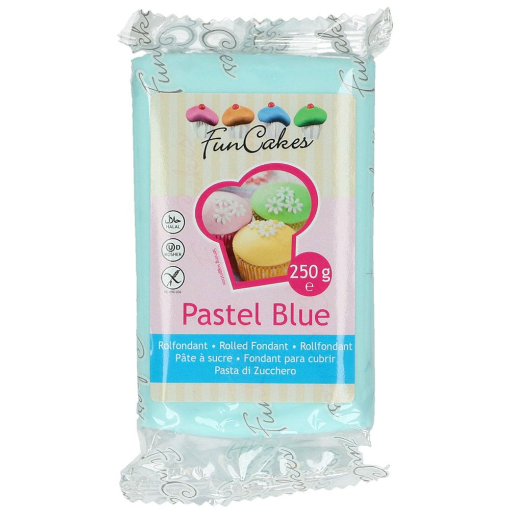 Sockerpasta Pastel Blue 250 g