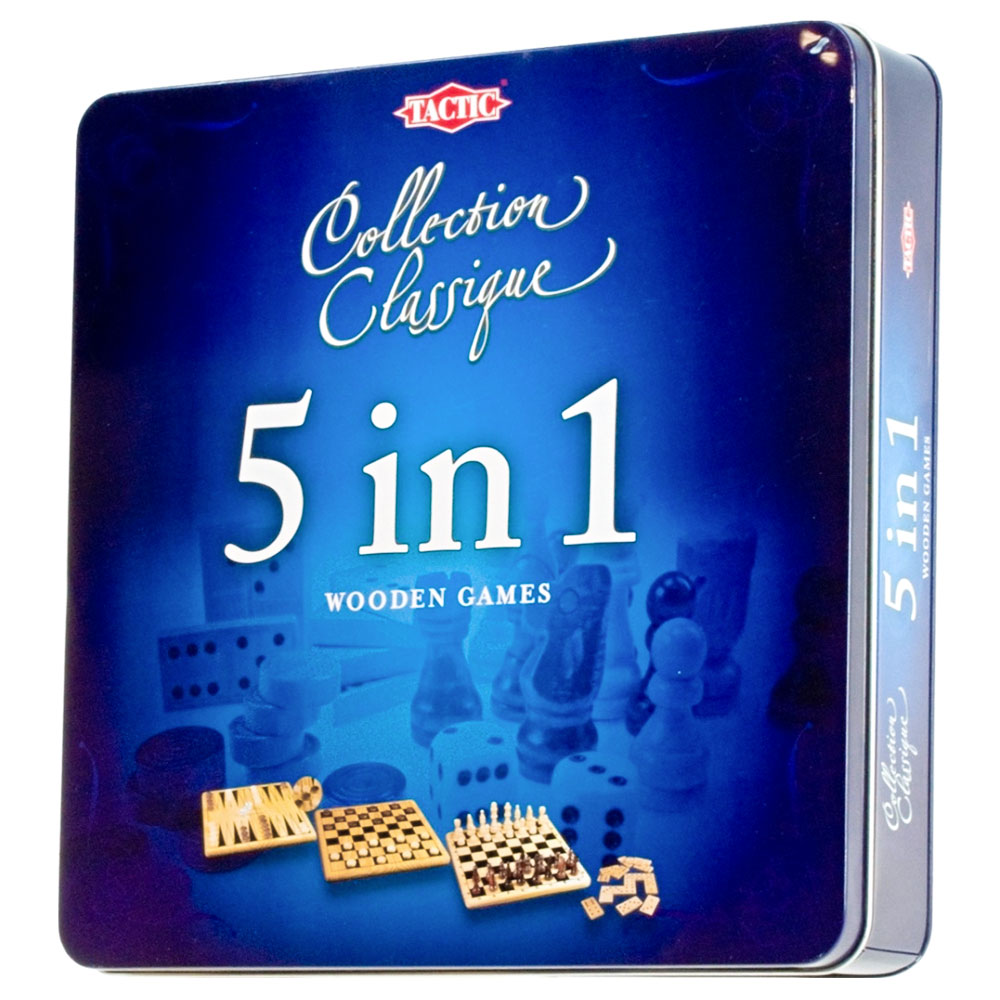 Spelklassiker 5-i-1 Brädspel