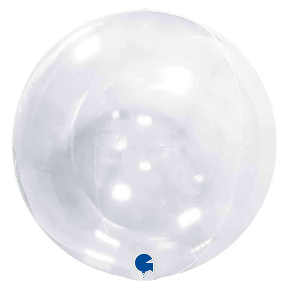 Stor Globe Folieballong Transparent