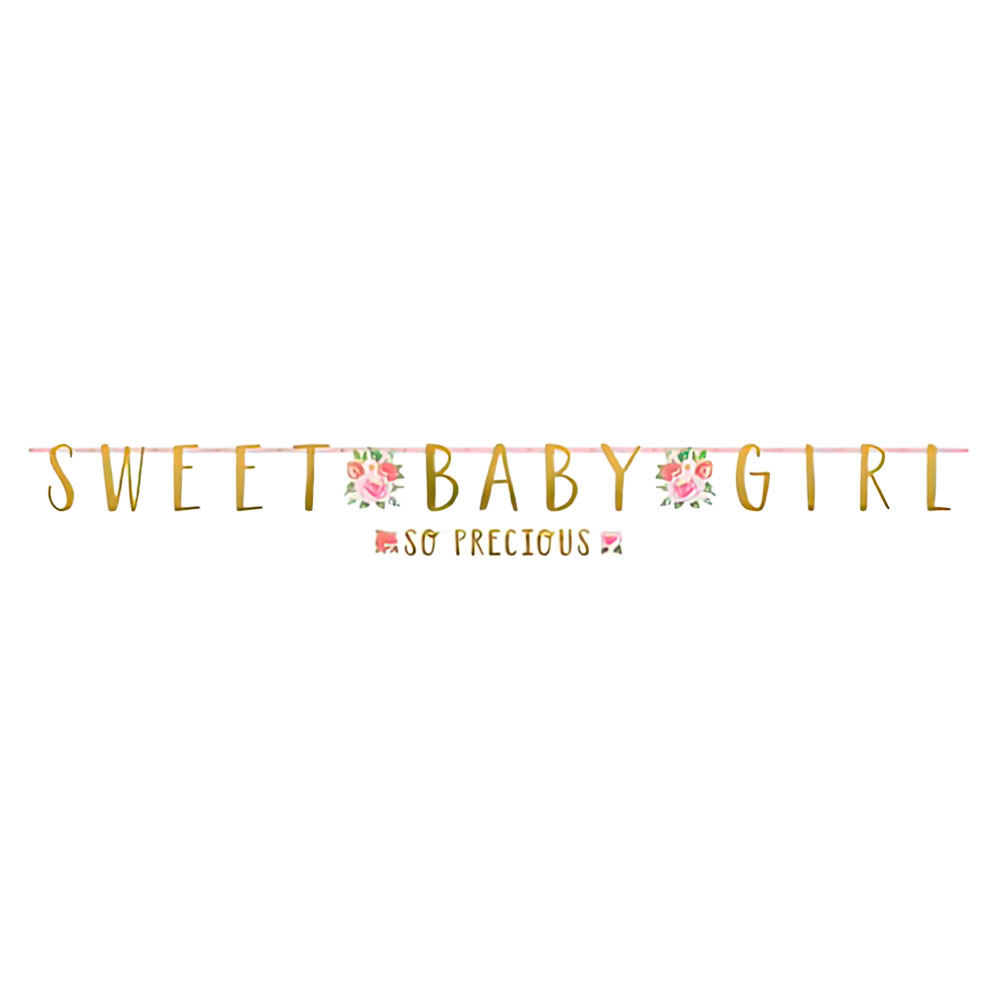 Sweet Baby Girl Girlanger DIY