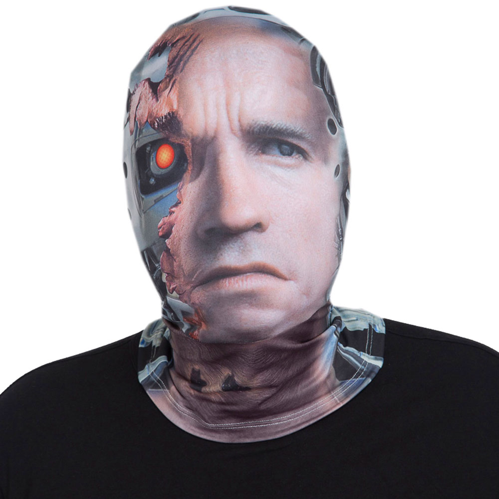 Terminator Fotorealistisk Mask | Maskerad//Högtider//Masker//Halloweenmasker//Vuxenmasker//Halloween//Maskeradteman//Halloween masker | PartyOutlet