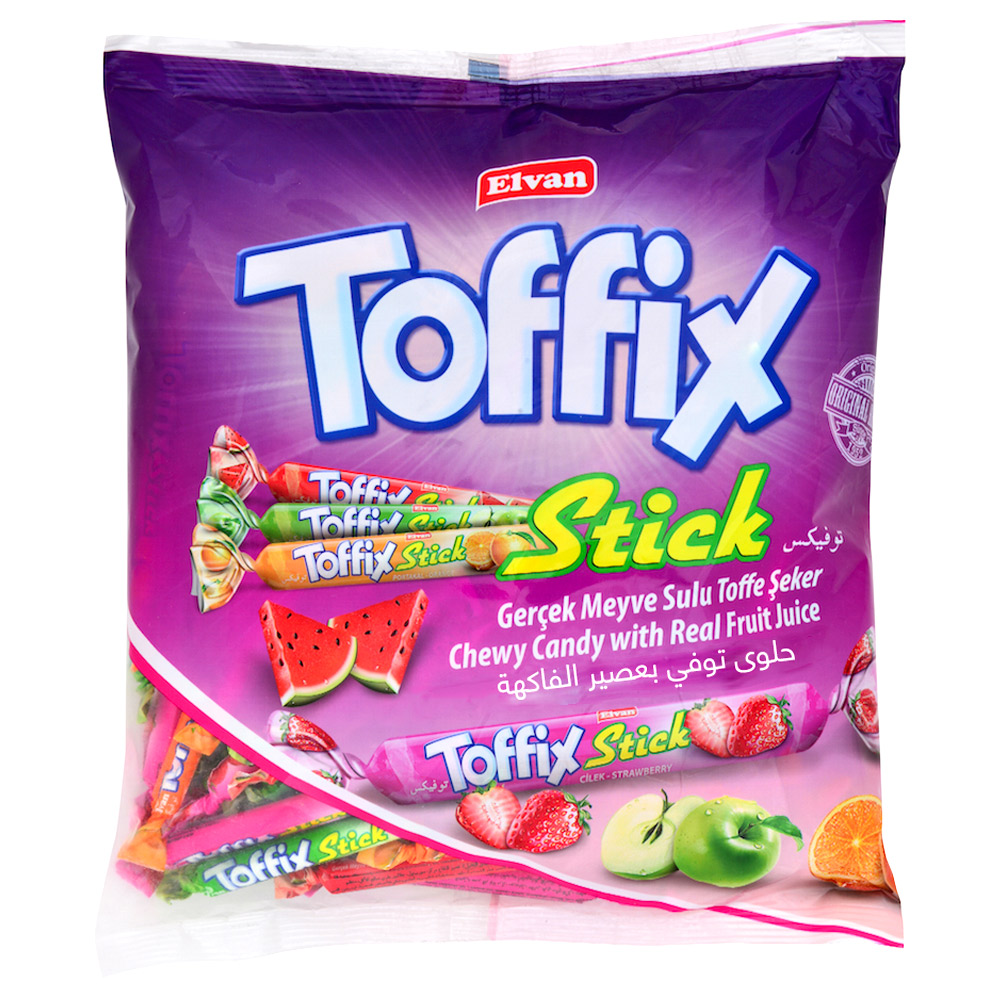 Toffix Sticks Fruktgodis | Festartiklar//Godis//Barnkalas//KALASTEMAN//Piratkalas//Ätbart & Drickbart//Ballerina//Piratkalas Tillbehör//Ballerina Tillbehör | PartyOutlet