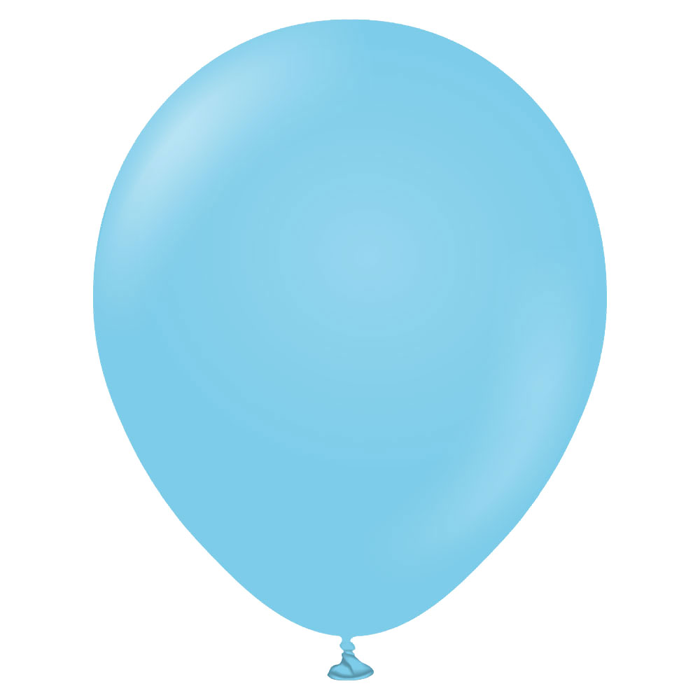 Blå Stora Ballonger Baby Blue