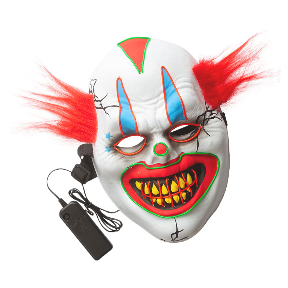 Blinkande Clownmask LED