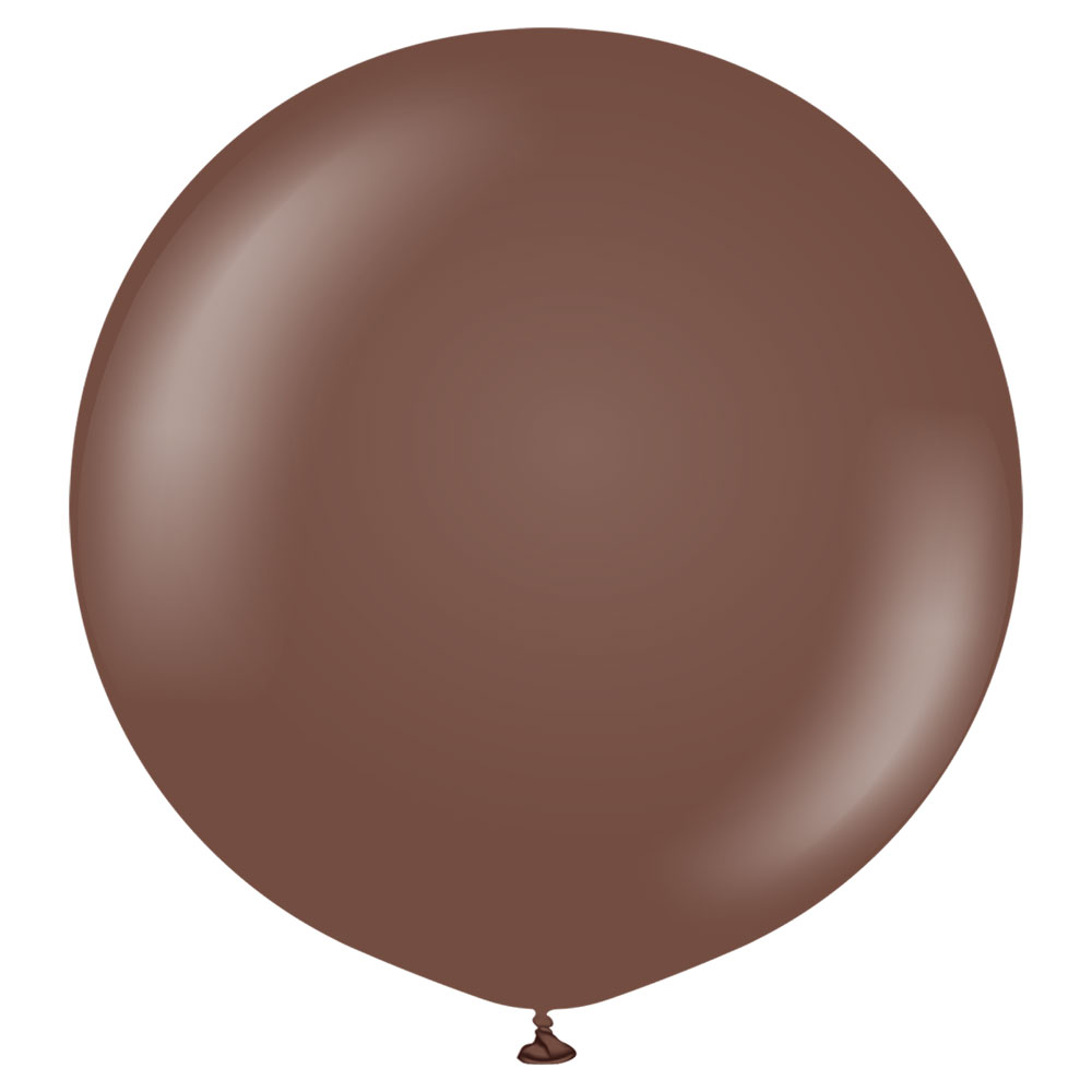 Bruna Gigantiska Latexballonger Chocolate Brown 2-pack | Festartiklar//Ballonger//Latexballonger//Heliumballonger//Enfärgade Ballonger//Jätteballonger | PartyOutlet