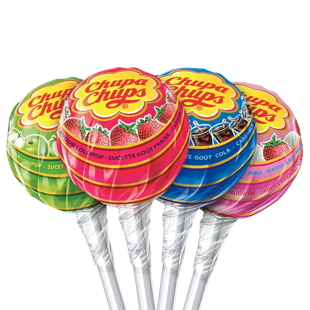 Chupa Chups Fruktklubbor